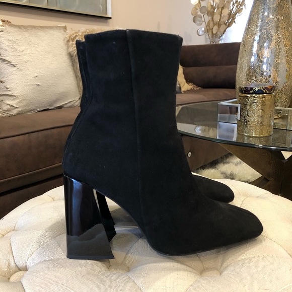 lintervalle Shoes - L’intervalle - Square Toe Ankle Boots - Sz 8